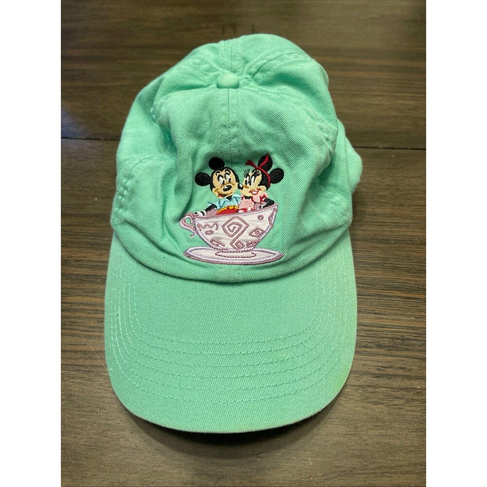 Disney Parks Official Mickey & Minnie Mad Tea Party Teacup Hat Aqua Woman’s OSFA